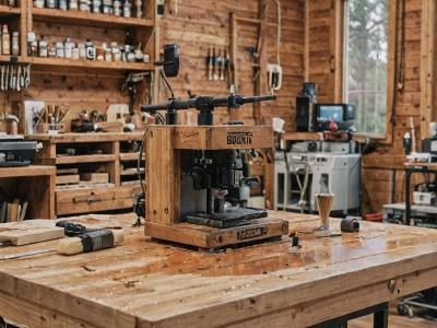 Wood finishing station